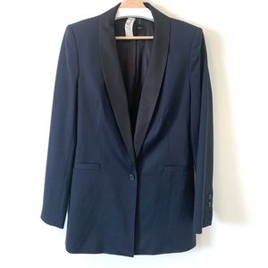 Bird by Juicy Culture Black Wool Blazer Jacket